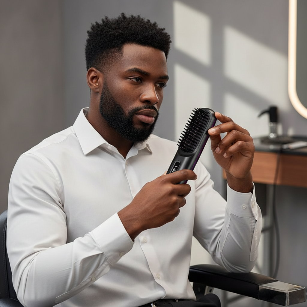 Peigne chauffante portable sans-fil