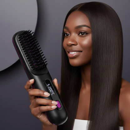 Peigne chauffante portable sans-fil