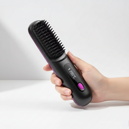 Peigne chauffante portable sans-fil